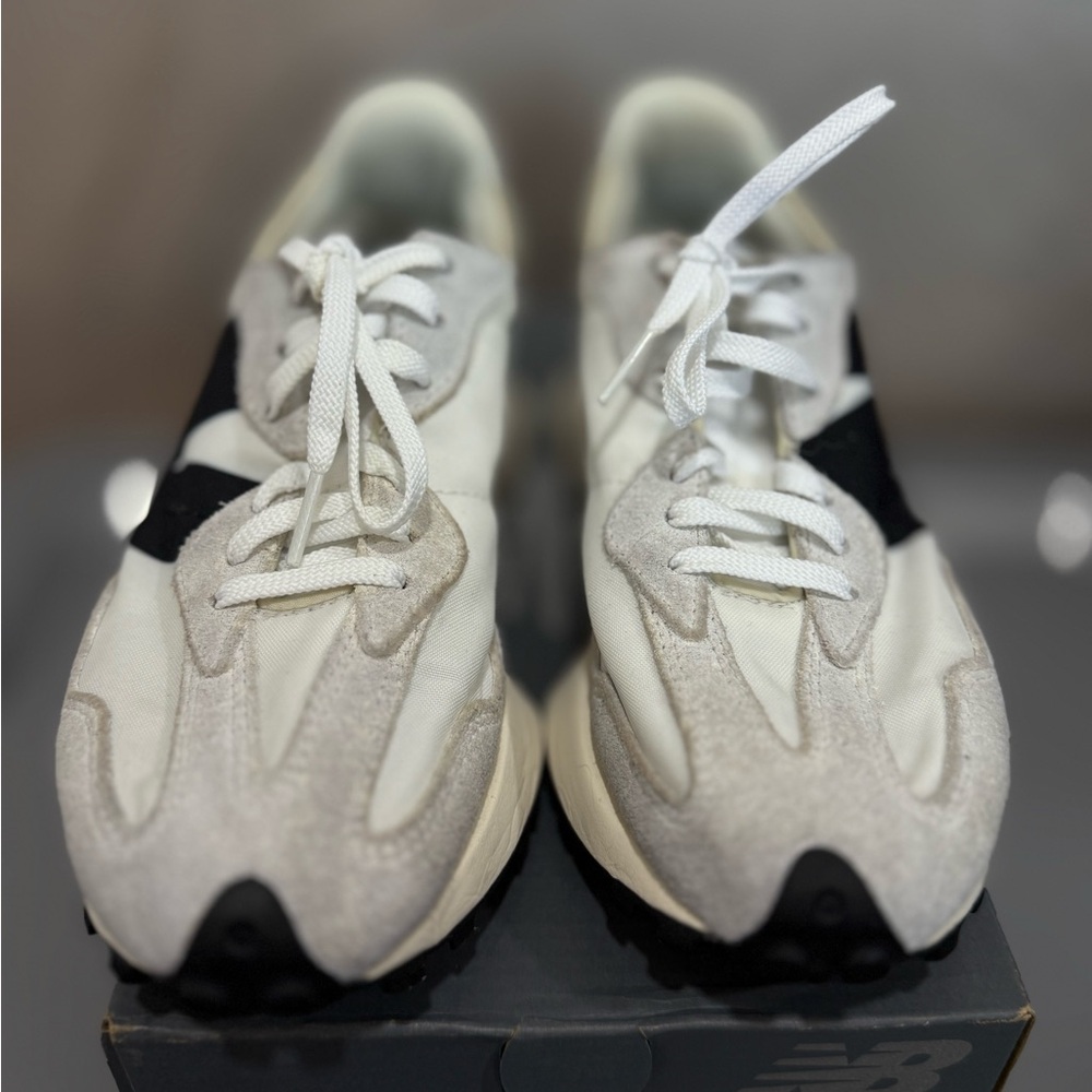 New Balance Cream and Black Sneakers
